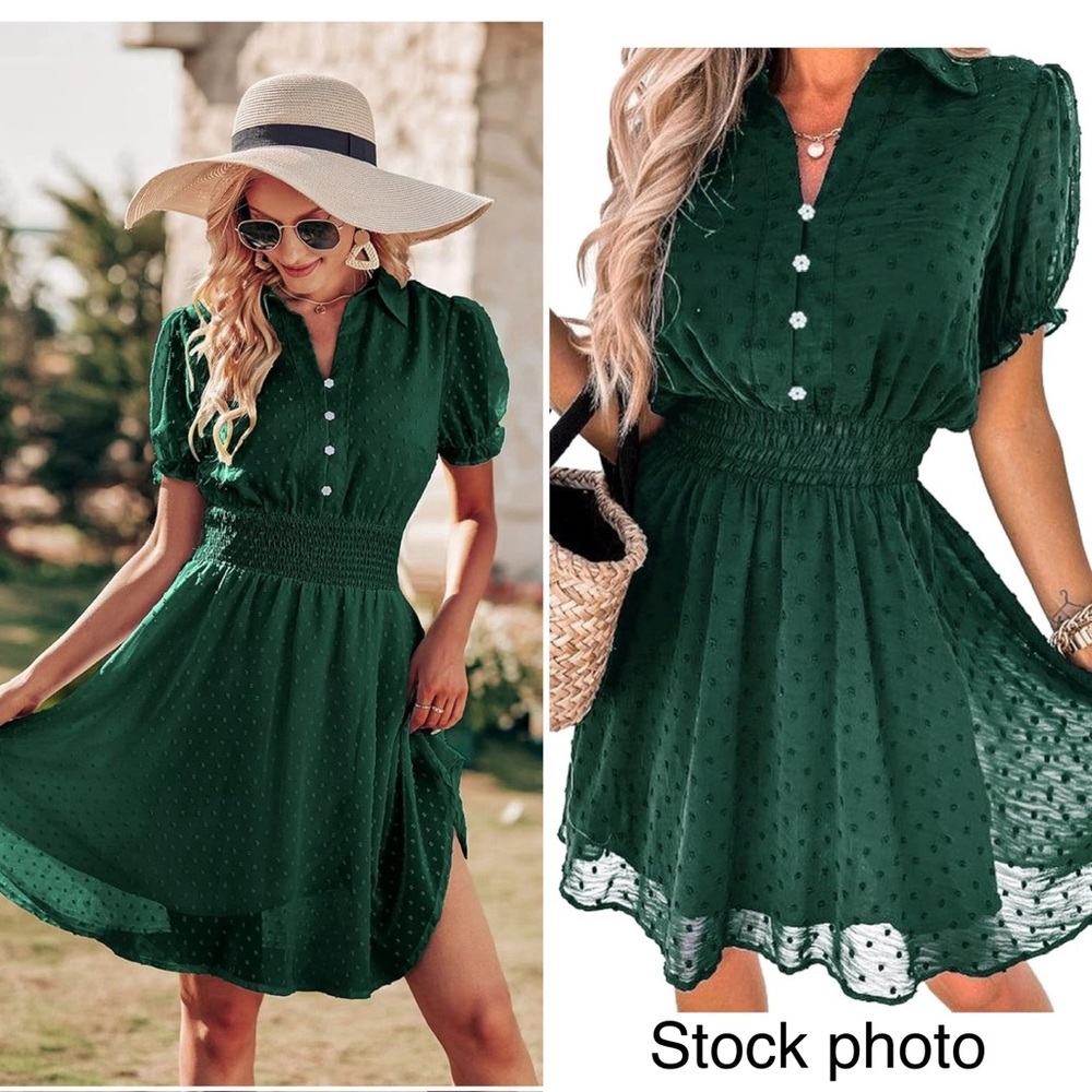 Prettygarden Green Dress